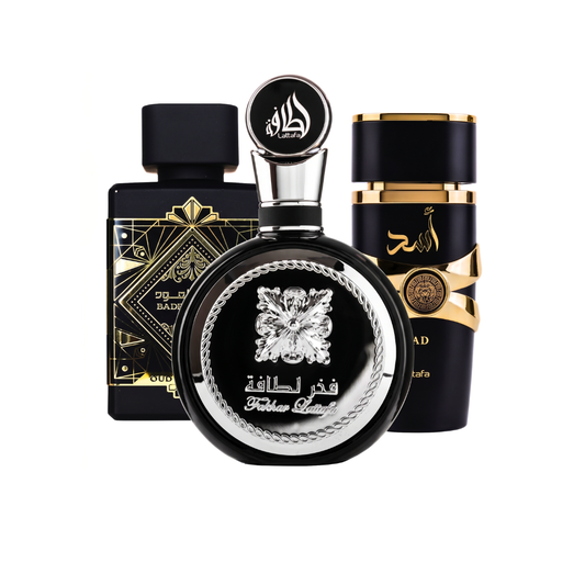 3 Parfüm Készlet | Club de Nuit Intense Man + Oud for Glory + Khamrah 100 ml