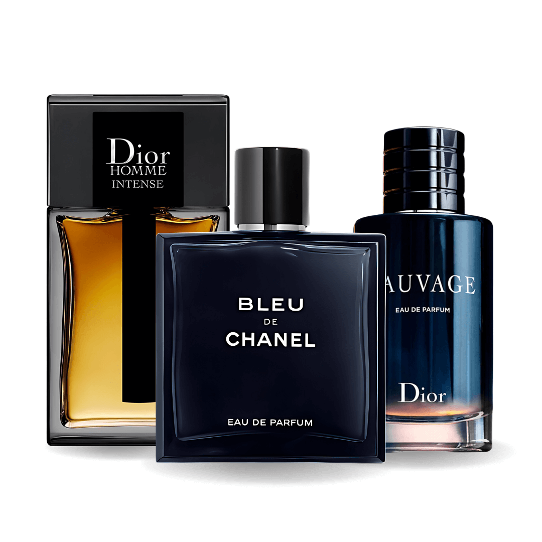 3 Parfüm Készlet | Sauvage Dior, Bleu de Chanel, Dior Homme Intense 100 ml