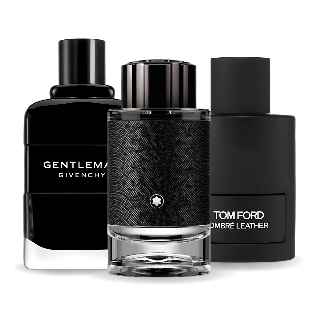 3 Parfüm Készlet | Tom Ford Ombre Leather, Givenchy Gentleman, Montblanc Explorer 100 ml