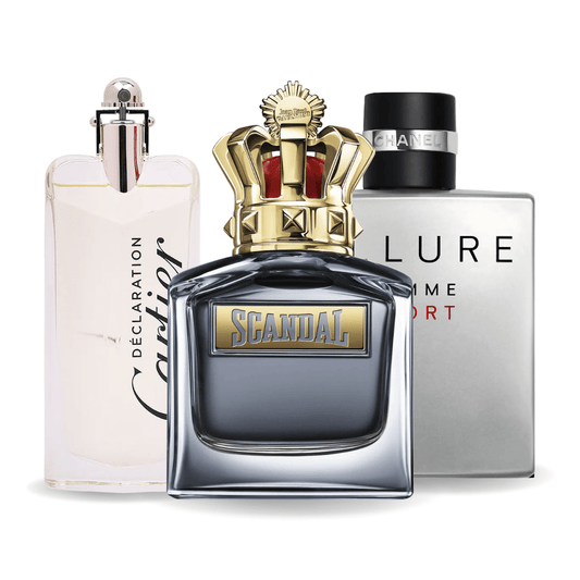 3 Parfüm Készlet | Allure Homme Sports, Jean Paul Gaultier Scandal, Cartier Declaration 100 ml