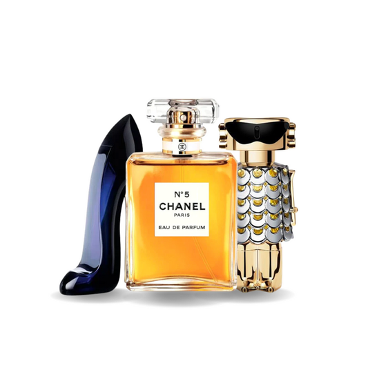 3 Parfüm Készlet | GOOD GIRL, Chanel Nº5, FAME 100 ml