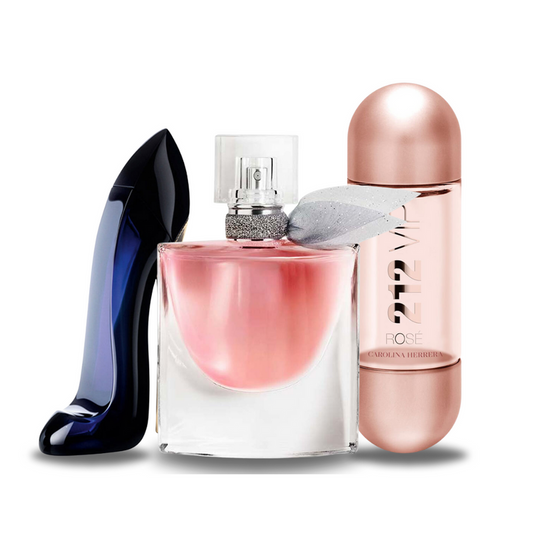 3 Parfüm Készlet | GOOD GIRL, Lancôme LA VIE EST BELLE, 212 VIP ROSÉ 100 ml