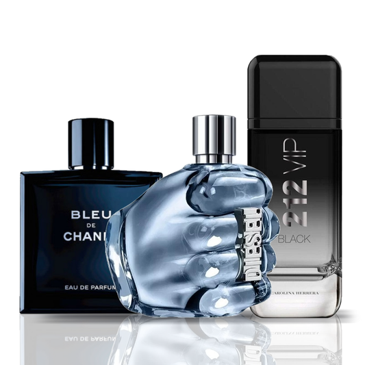 3 Parfüm Készlet | Bleu de Chanel + Diesel Only The Brava + 212 VIP Black