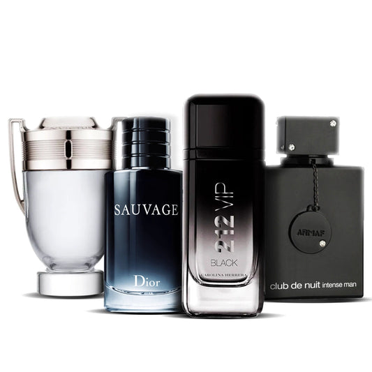 4 Parfüm Készlet | One Million Royal + 212 VIP Men + Sauvage Dior + Versace Eros 100 ml