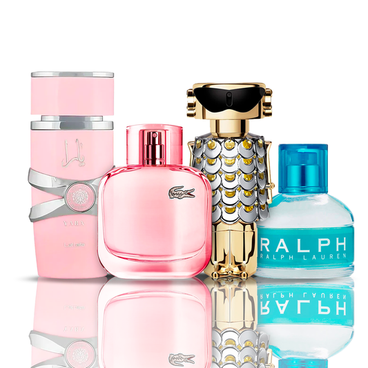 4 Parfüm Készlet | Fame + Yara + Lacoste Sparkling + Ralph Lauren 100 ml